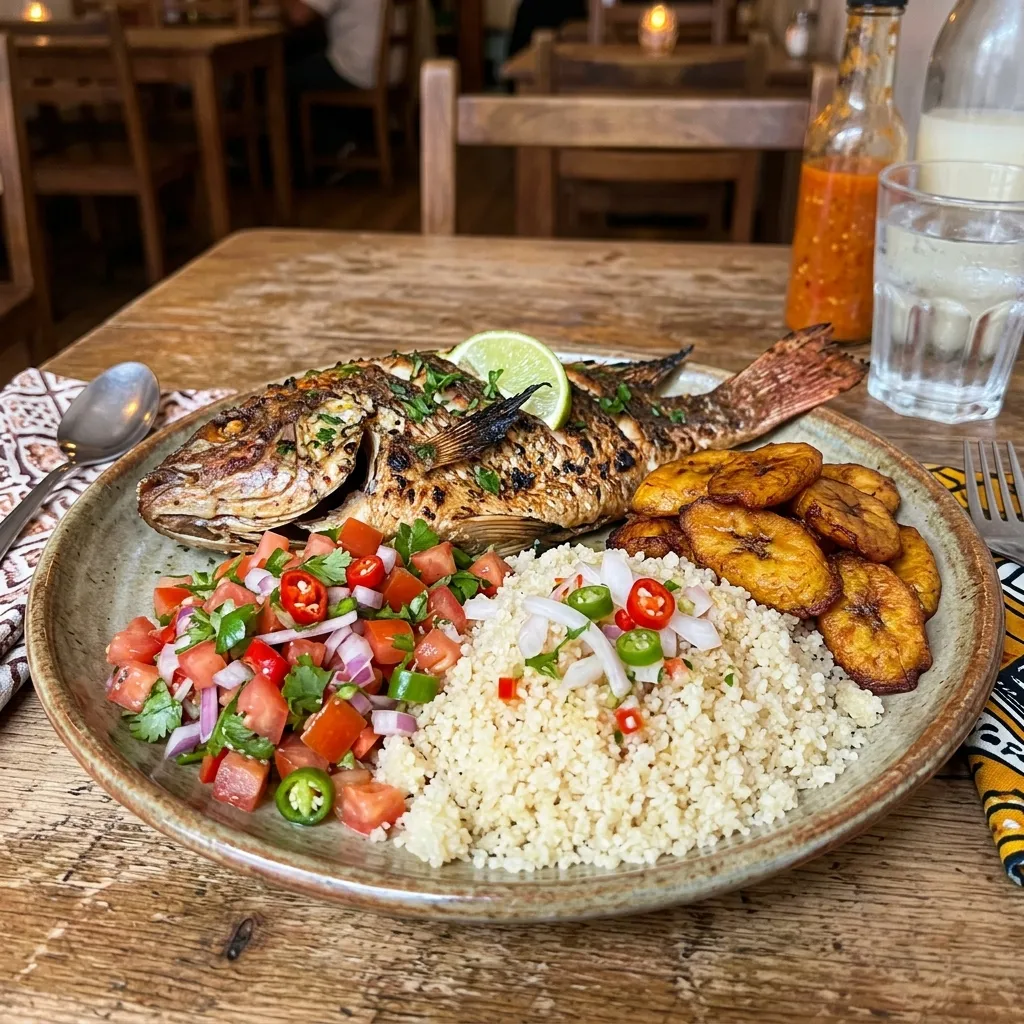 Attiéké Poisson Grillé